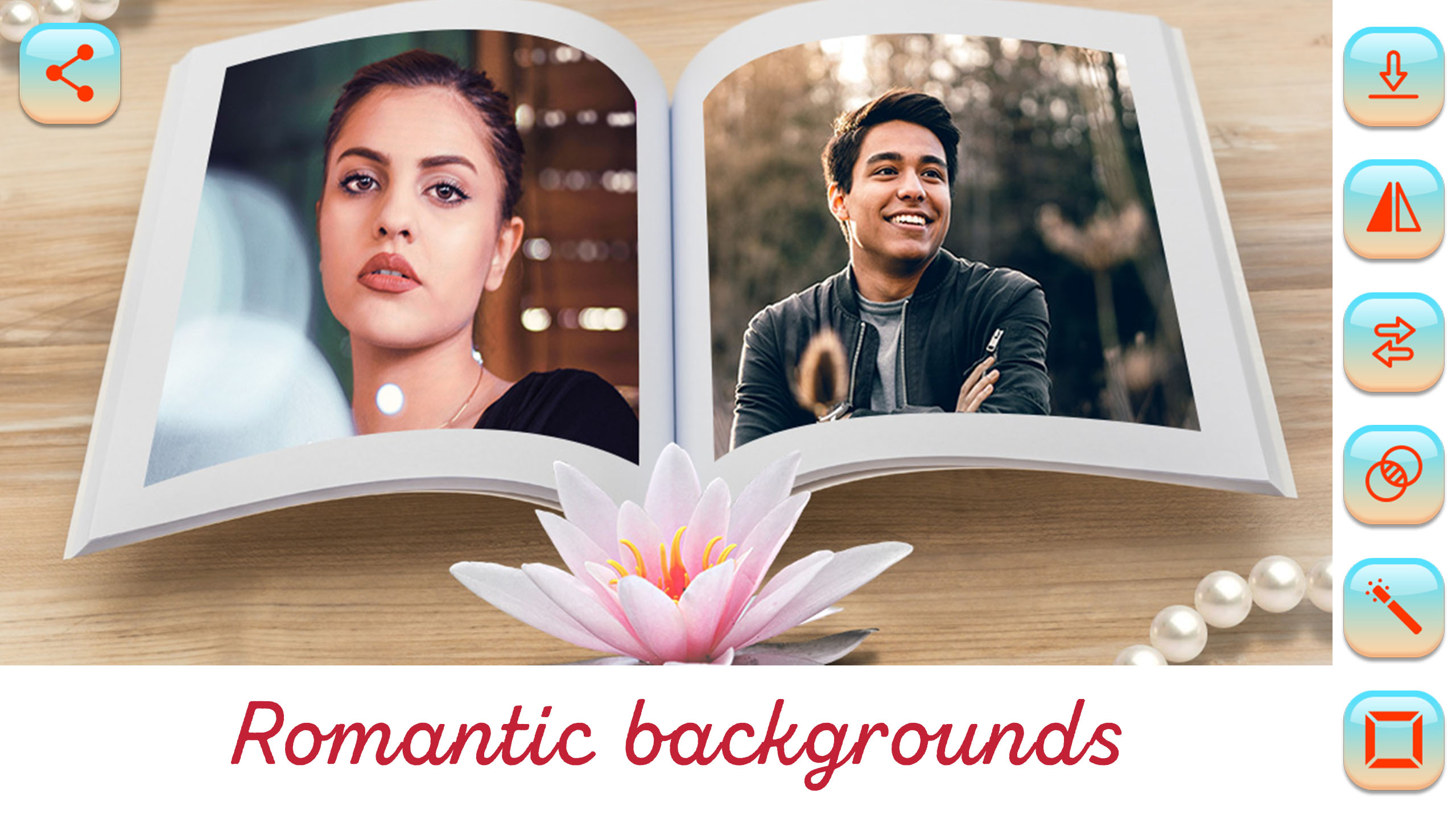 اسکرین شات 4 برنامه Photo Book Dual Picture Maker