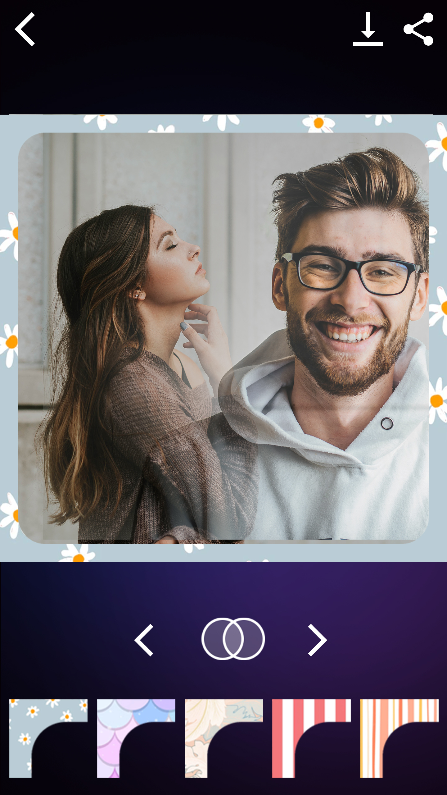 اسکرین شات 3 برنامه Couple Photo Mixer Blender