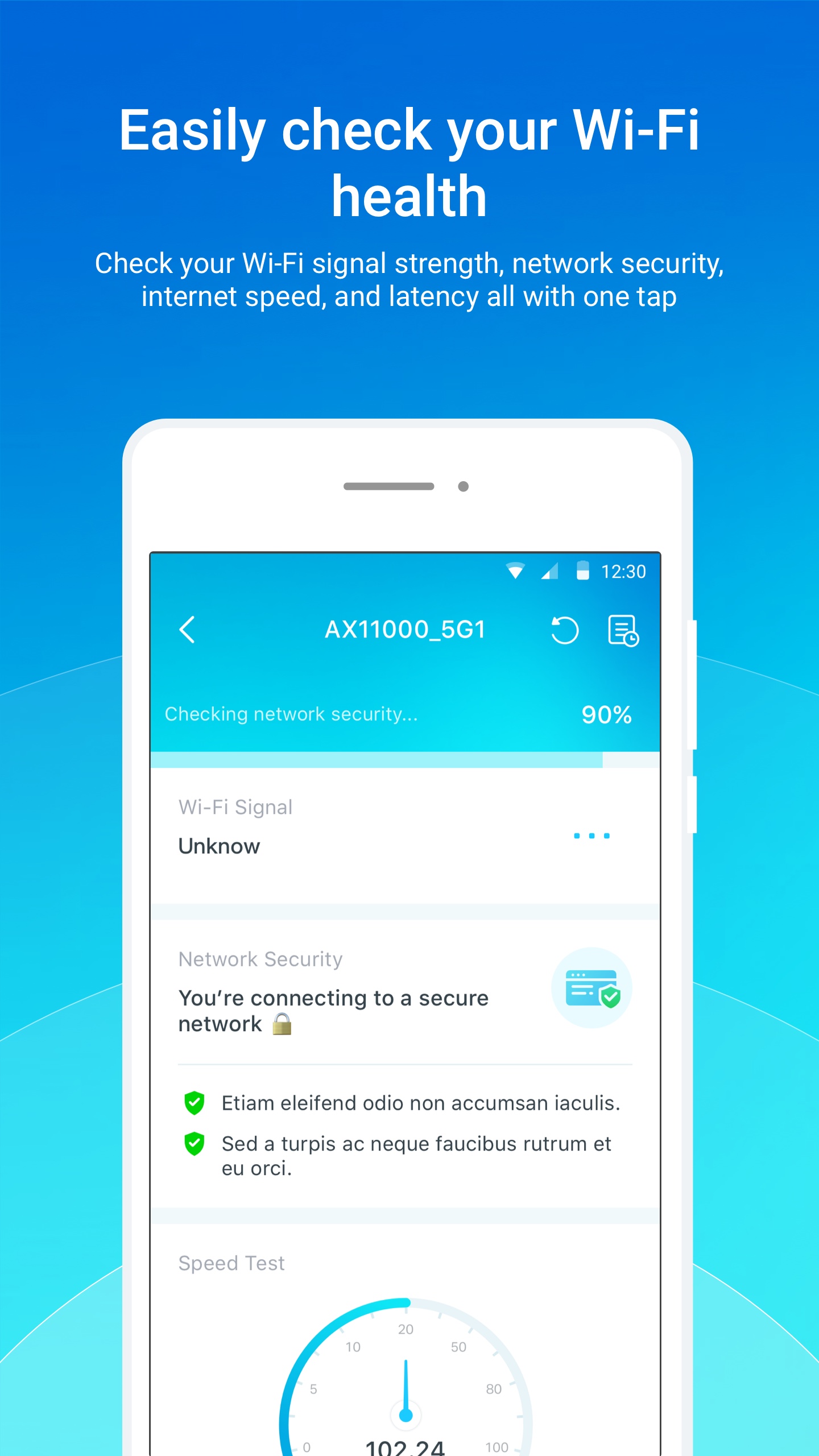 اسکرین شات 2 برنامه Wi-Fi Toolkit
