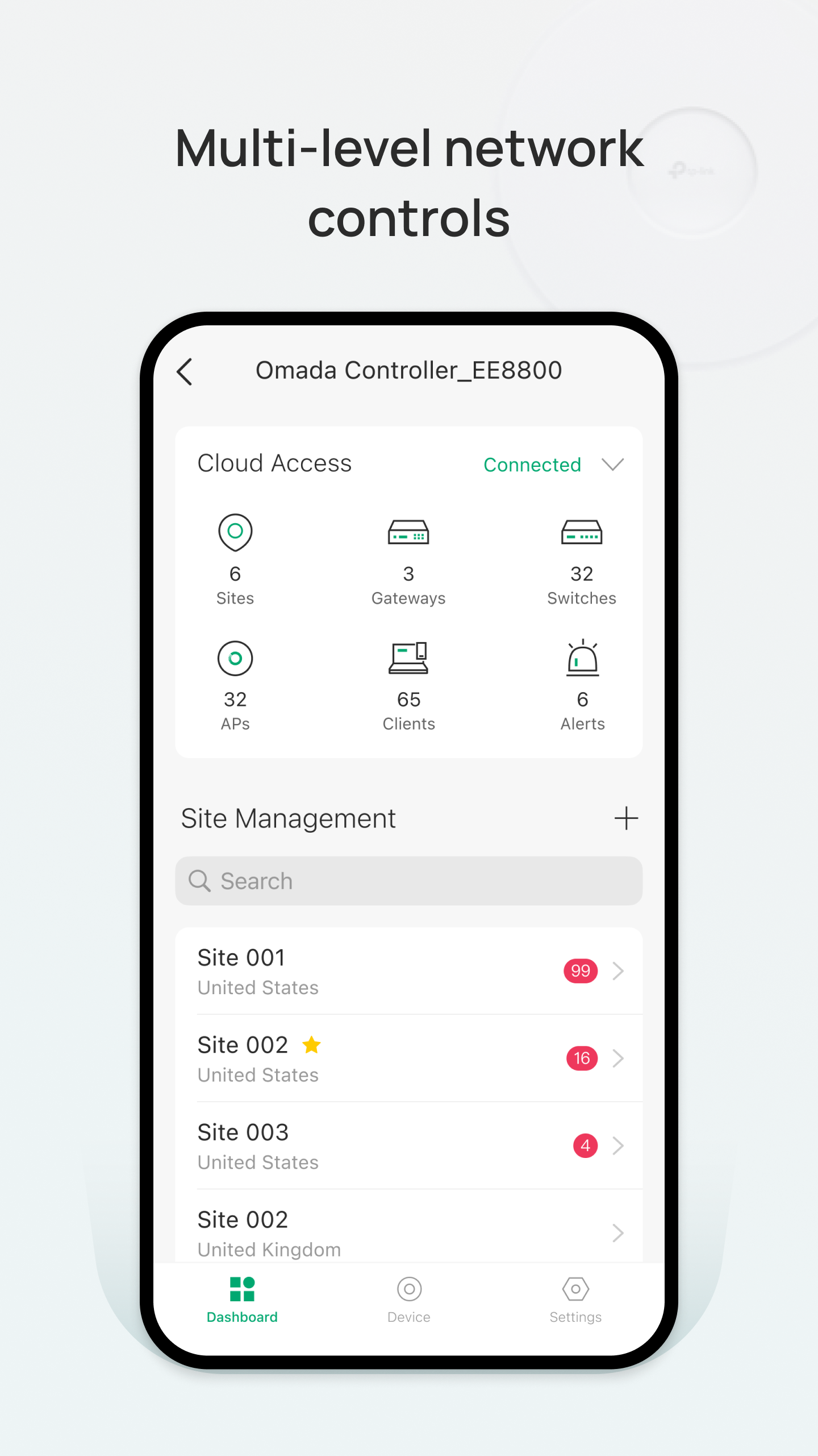 اسکرین شات 2 برنامه TP-Link Omada
