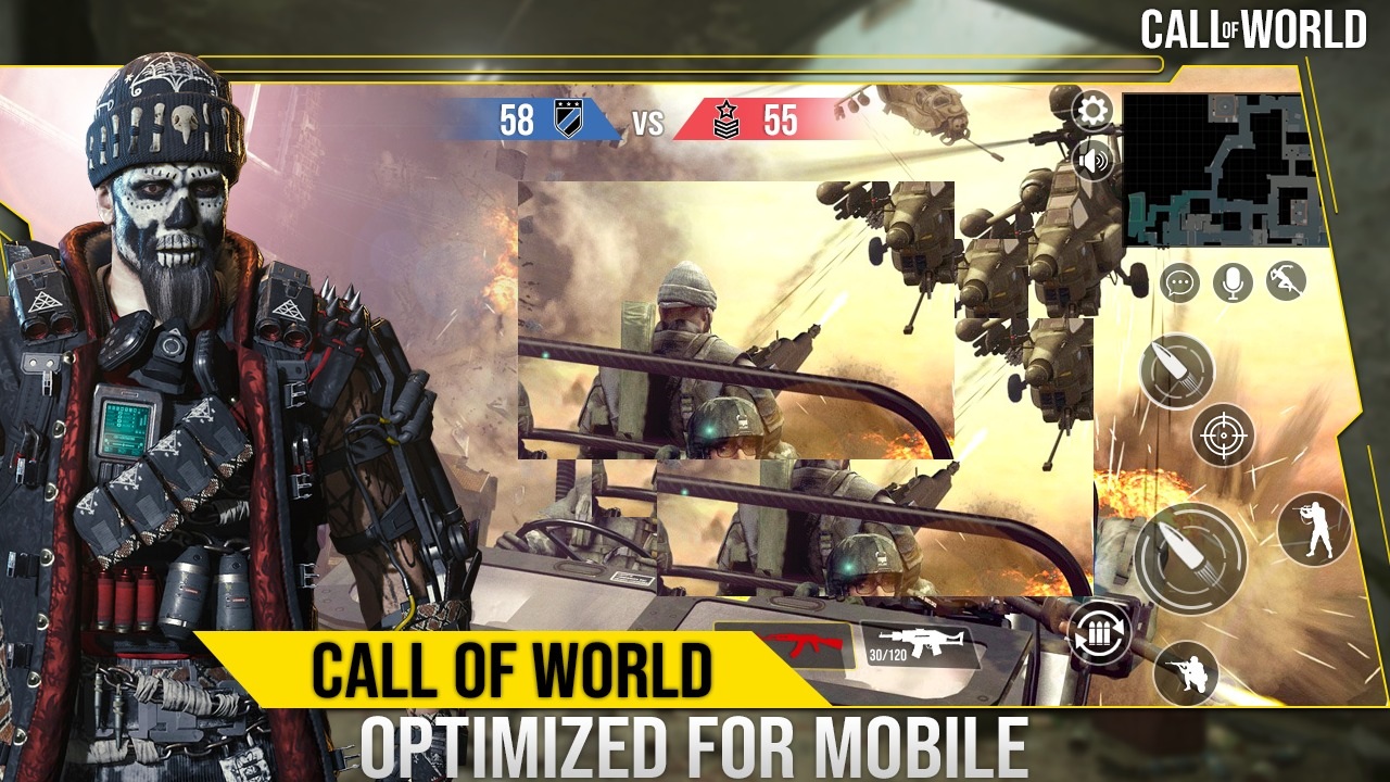 اسکرین شات 1 بازی Call of WW Fire : Duty For War