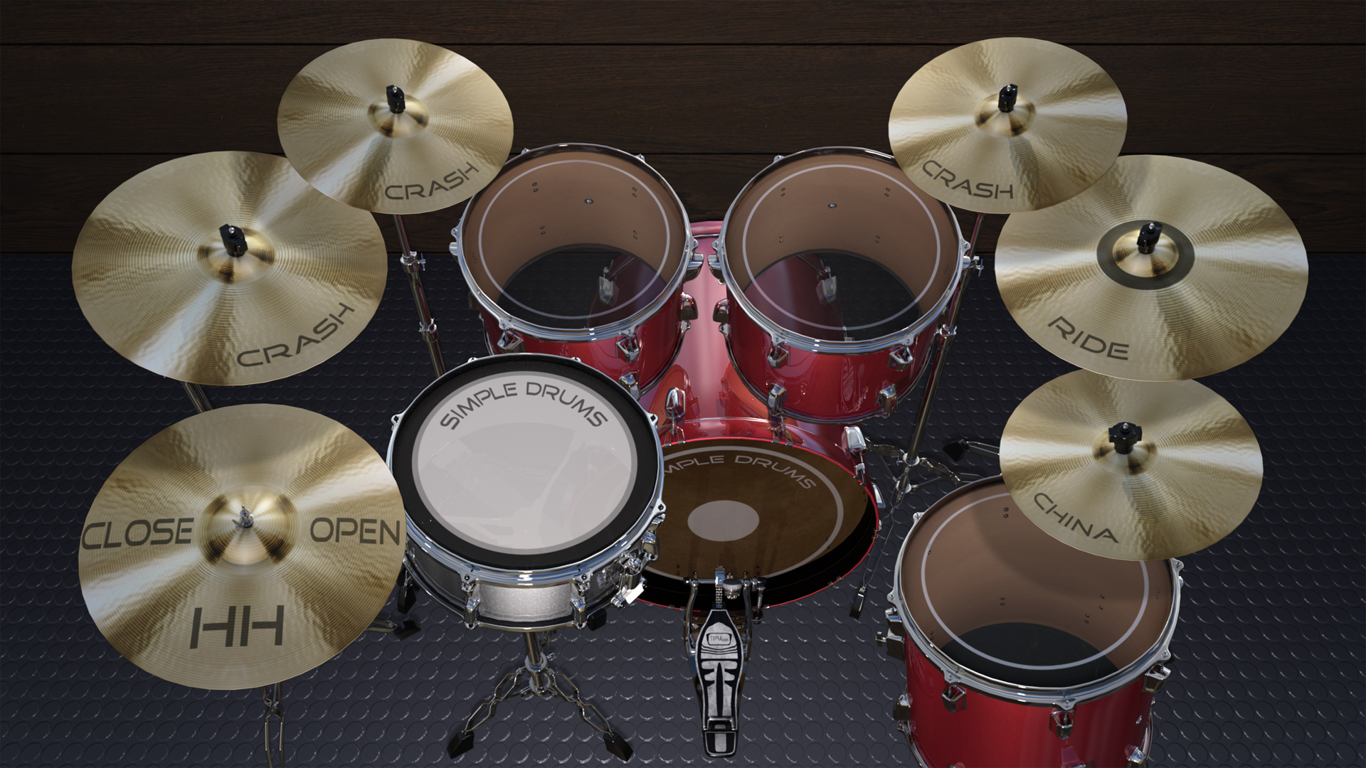 اسکرین شات 4 برنامه Simple Drums Basic