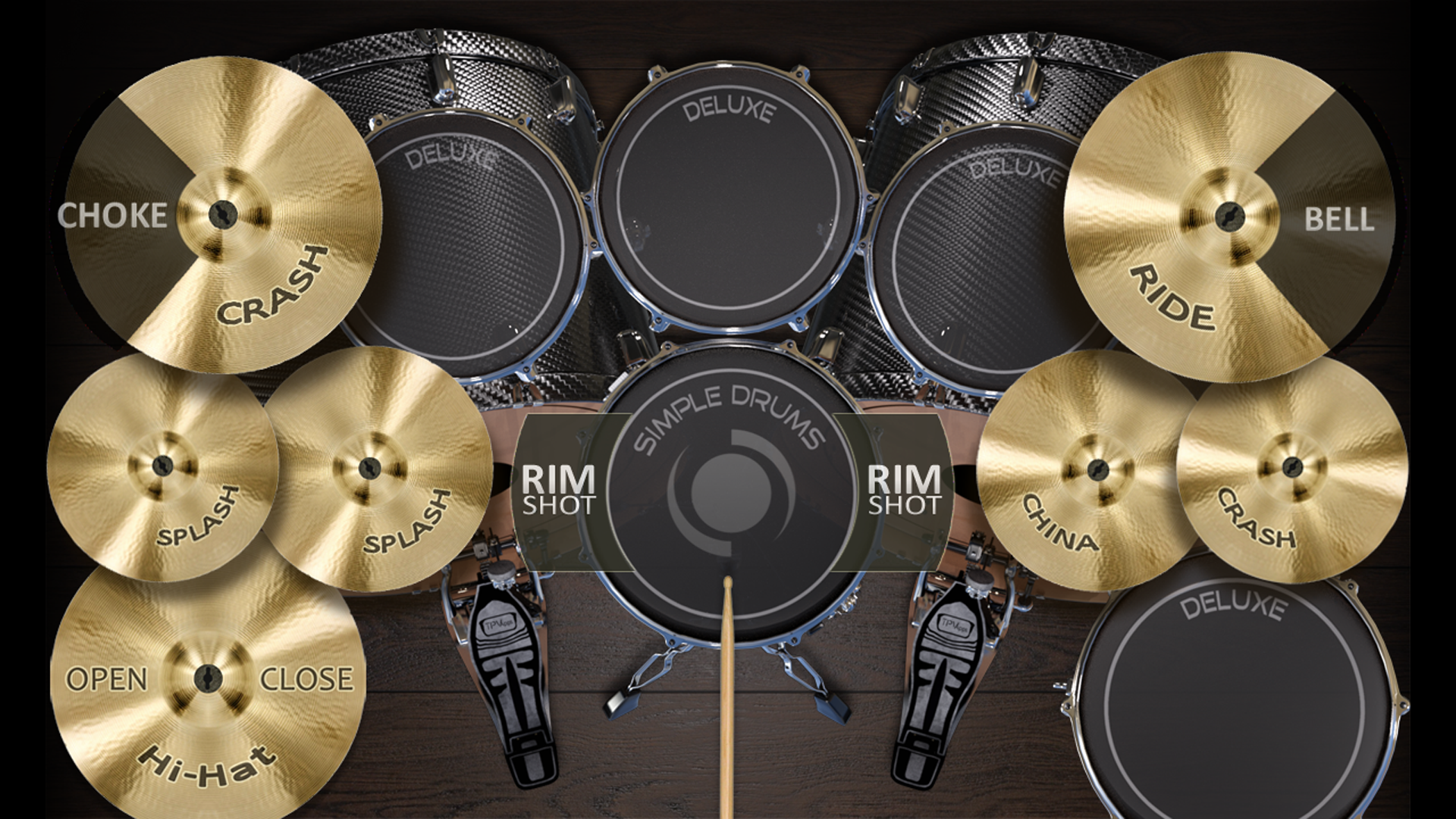 اسکرین شات 6 بازی Simple Drums Deluxe - Drum Kit