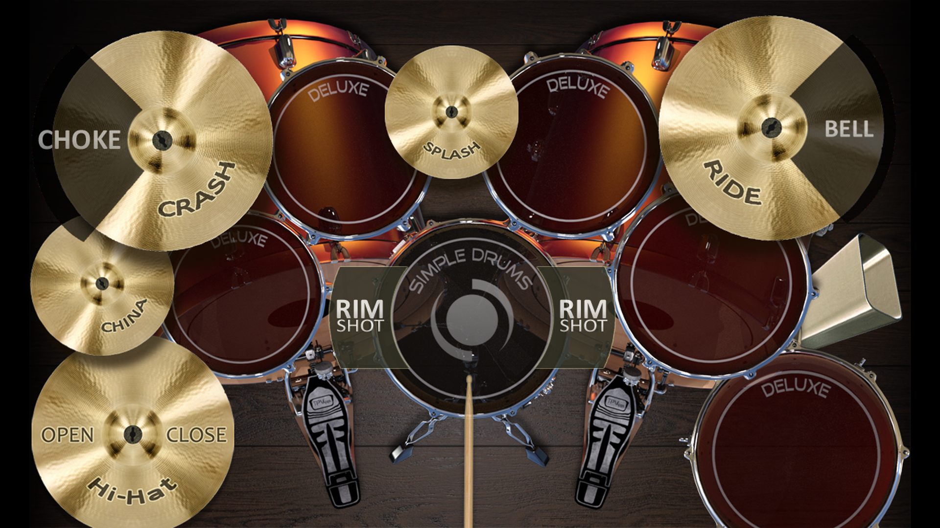 اسکرین شات 7 بازی Simple Drums Deluxe - Drum Kit