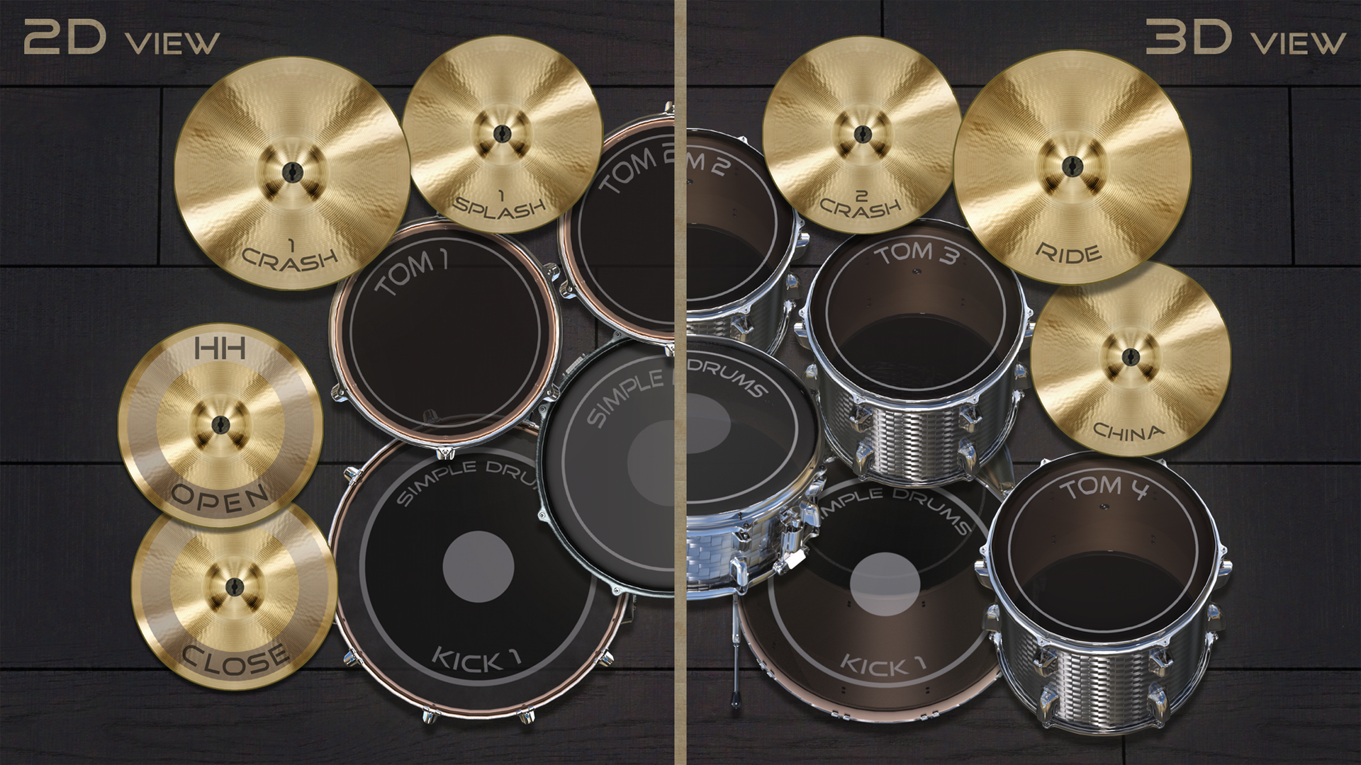 اسکرین شات 5 برنامه Drums Maker: Drum simulator