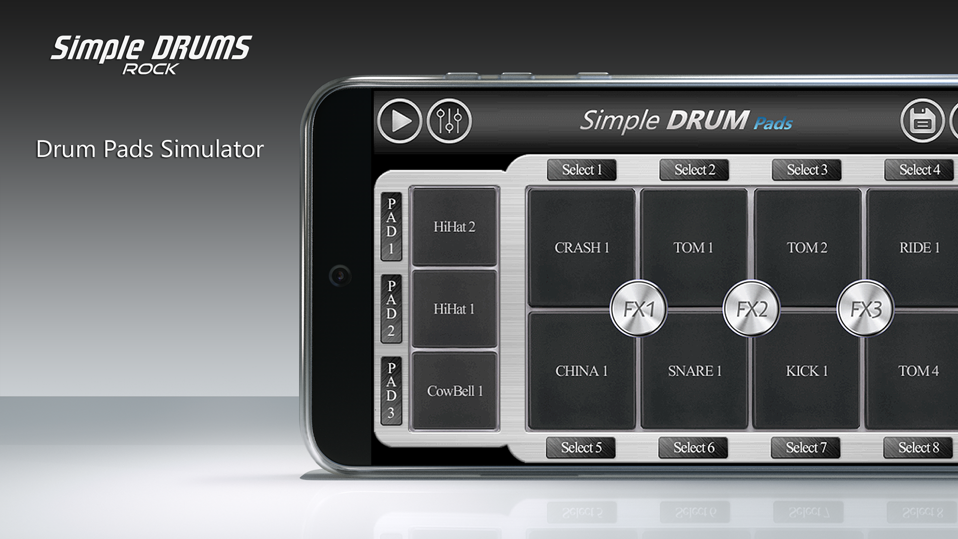 اسکرین شات 8 بازی Simple Drums Rock - Drum Set