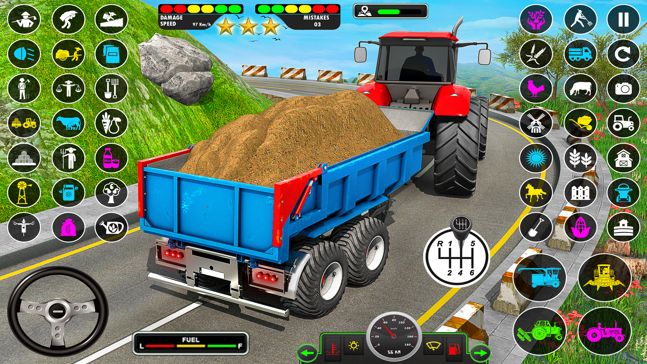 اسکرین شات 7 بازی Tractor Driving Tractor Games