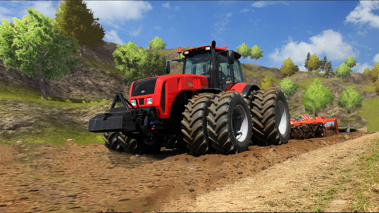 اسکرین شات 1 بازی Modern Tractor Driving Games