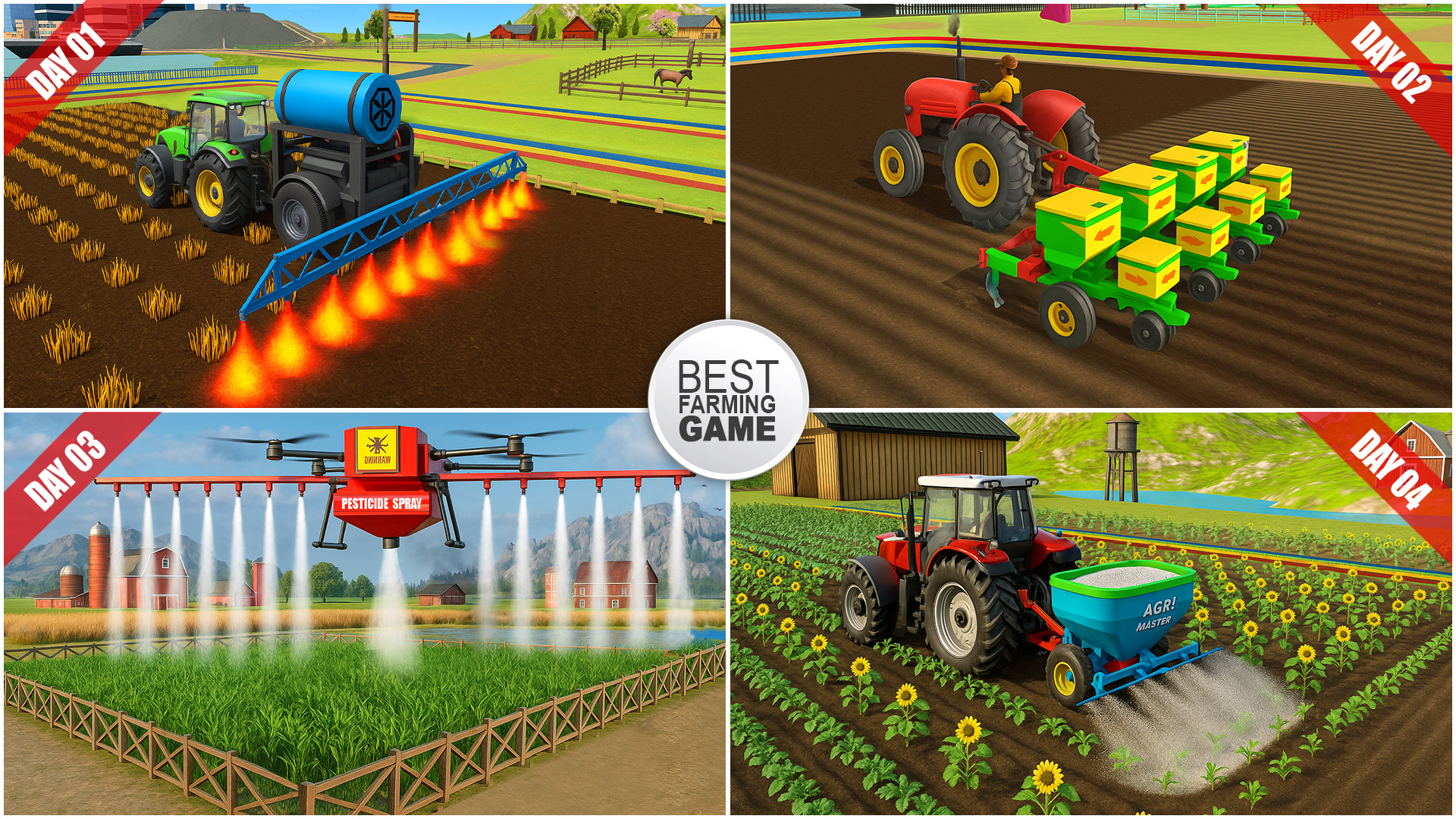 اسکرین شات 5 بازی Real Tractor Driving Games