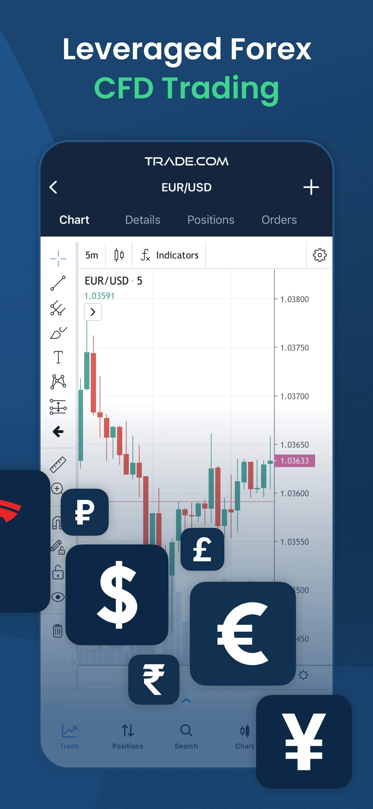 اسکرین شات 6 برنامه Trade.com: Trading & Finance