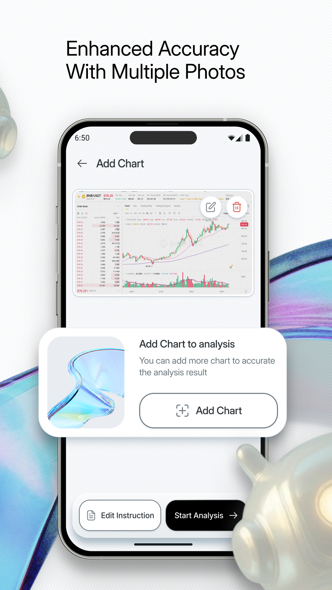 اسکرین شات 3 برنامه TradeBuddy - AI Chart Analyst