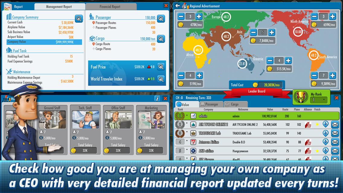 اسکرین شات 5 بازی AirTycoon Online 2