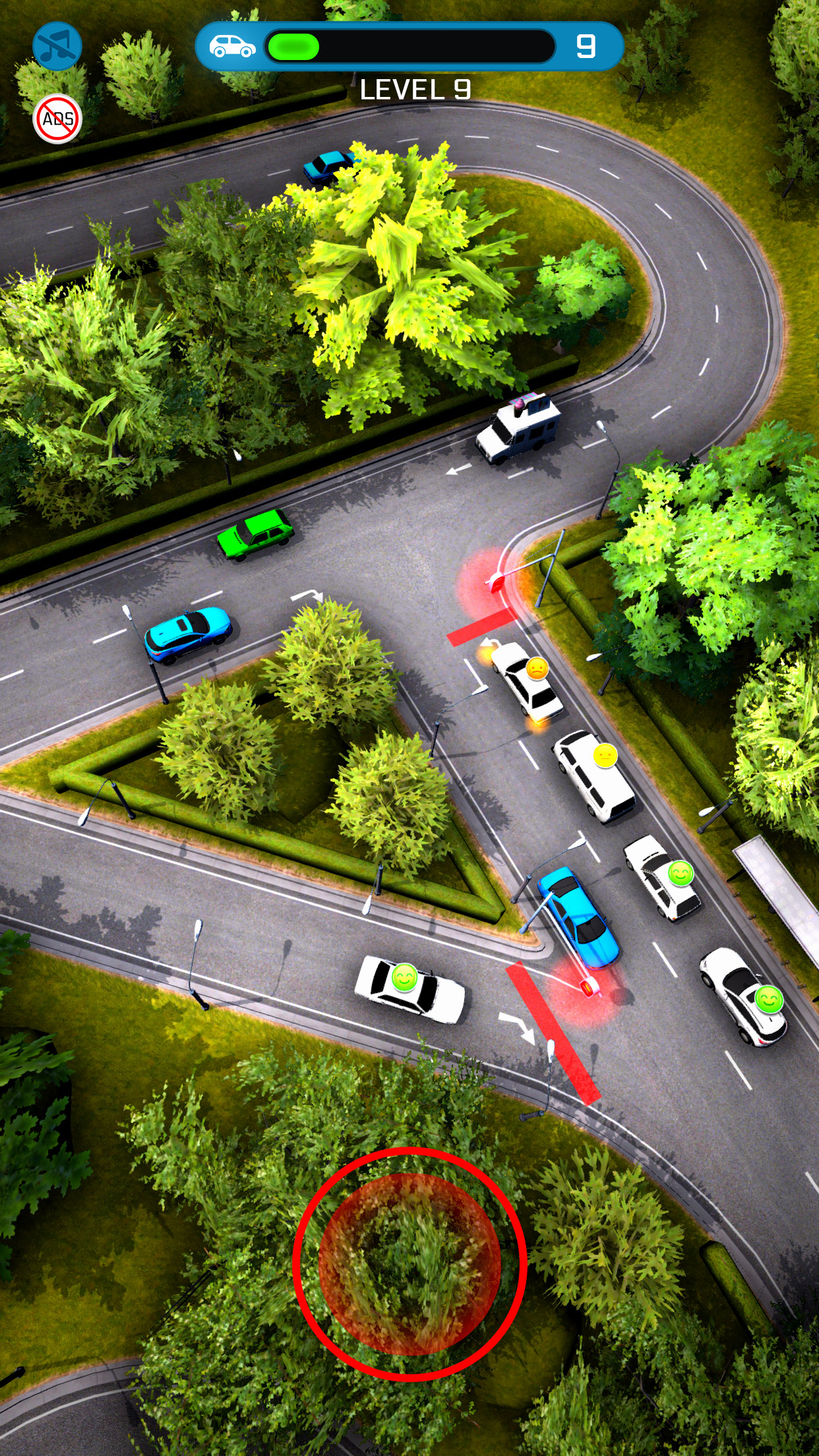 اسکرین شات 1 بازی Crazy Traffic Control