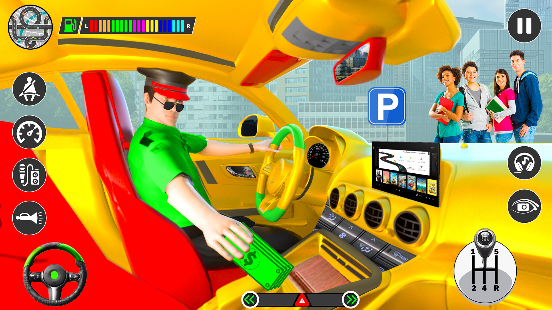 اسکرین شات 2 برنامه Car Parking Driving School 3D