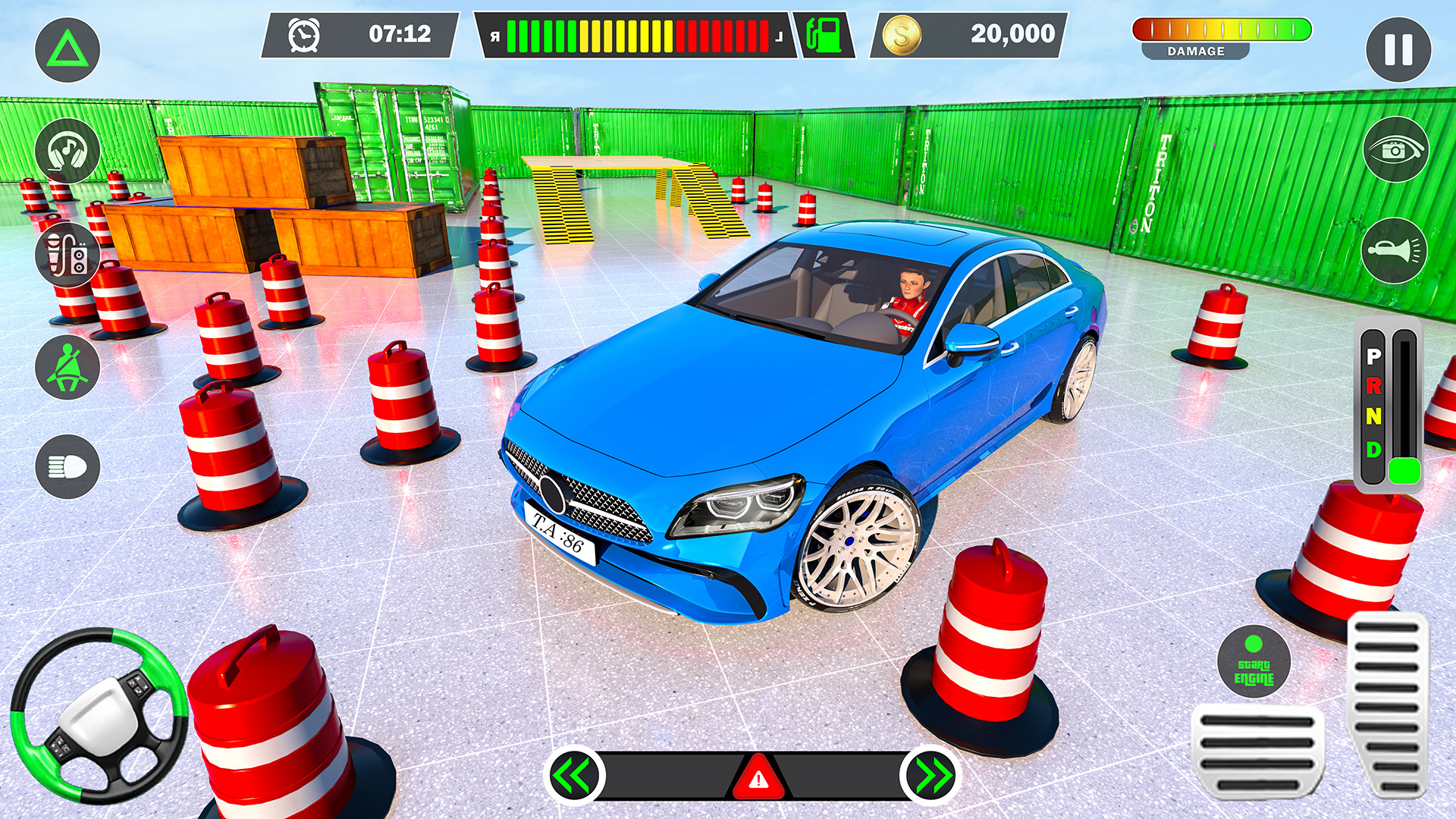 اسکرین شات 4 برنامه Car Parking Driving School 3D
