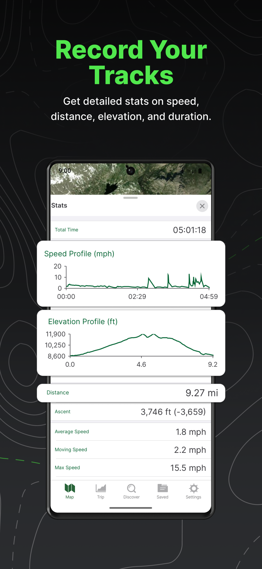 اسکرین شات 7 برنامه Gaia GPS: Offline Trail Maps
