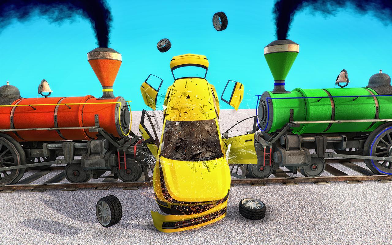 اسکرین شات 4 برنامه Train Derby Demolition - Car D