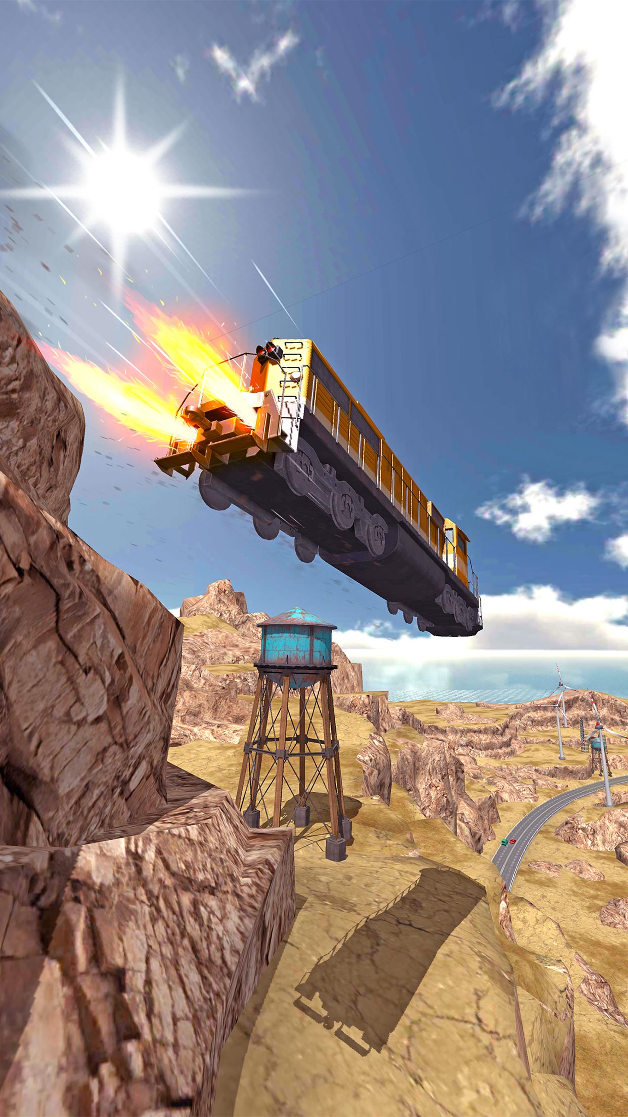 اسکرین شات 7 بازی Train Ramp Jumping