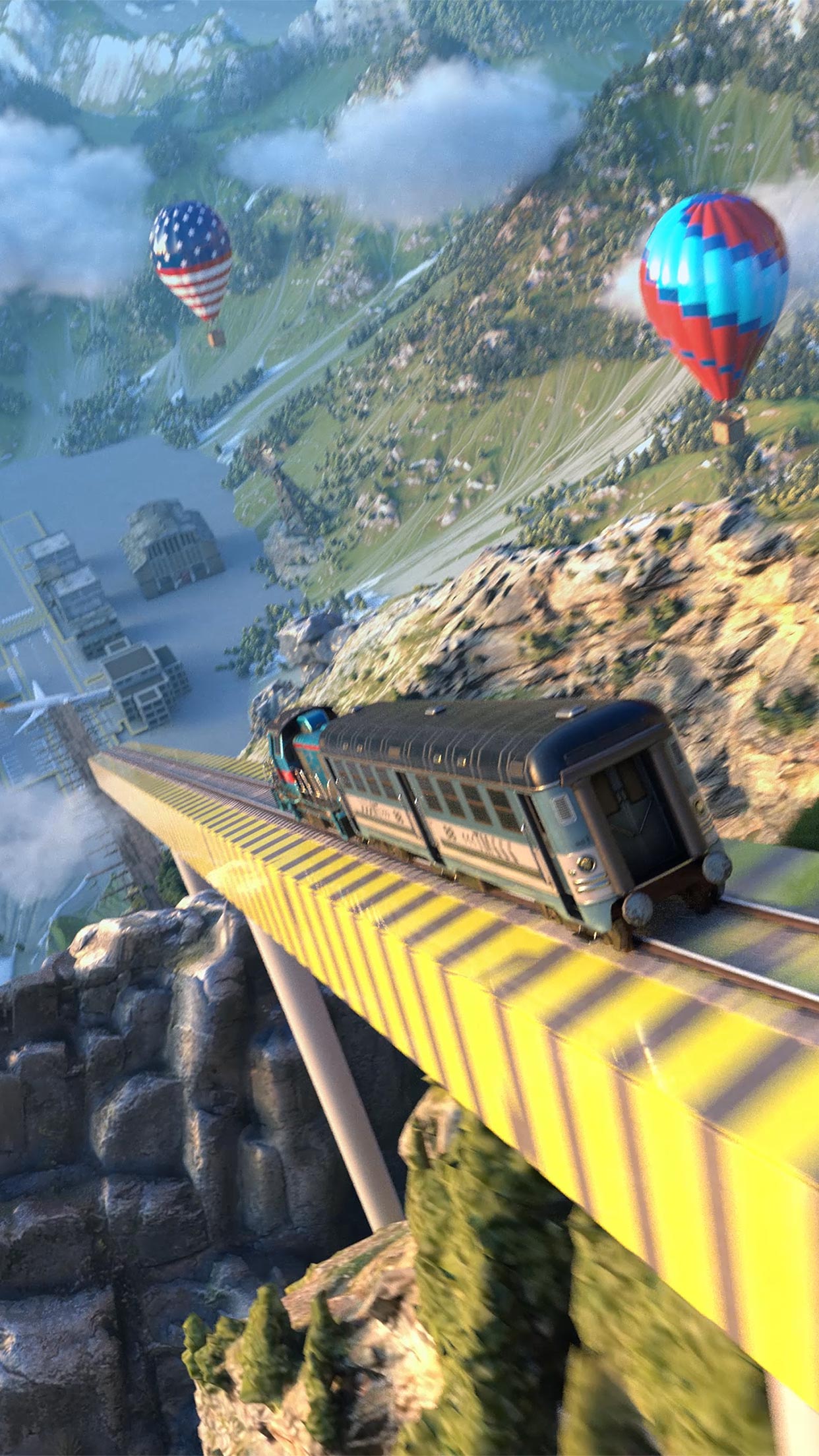 اسکرین شات 4 بازی Train Ramp Jumping