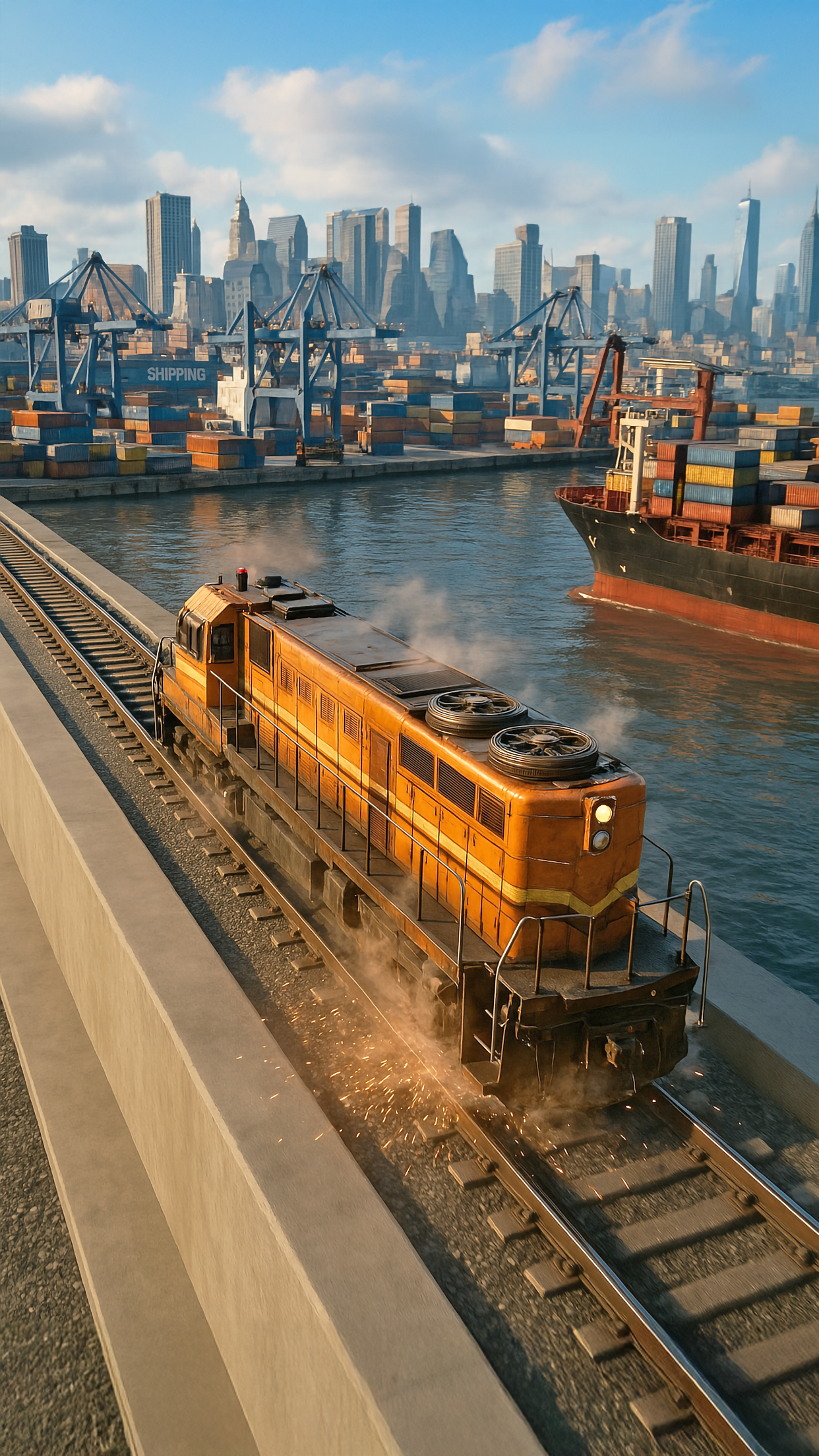 اسکرین شات 5 بازی Train Ramp Jumping