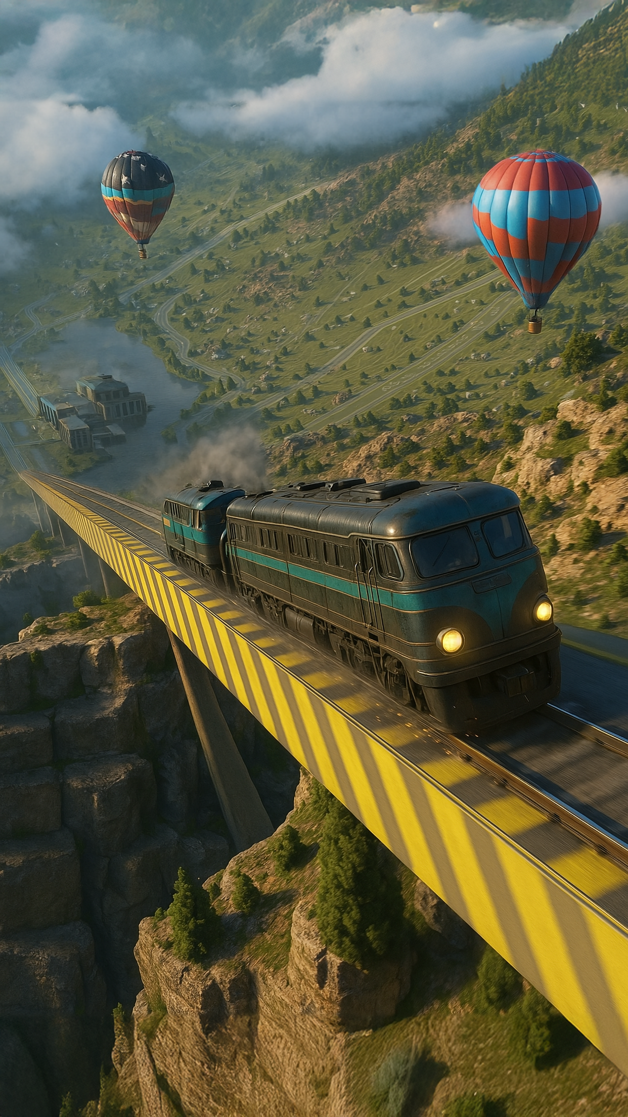 اسکرین شات 6 بازی Train Ramp Jumping