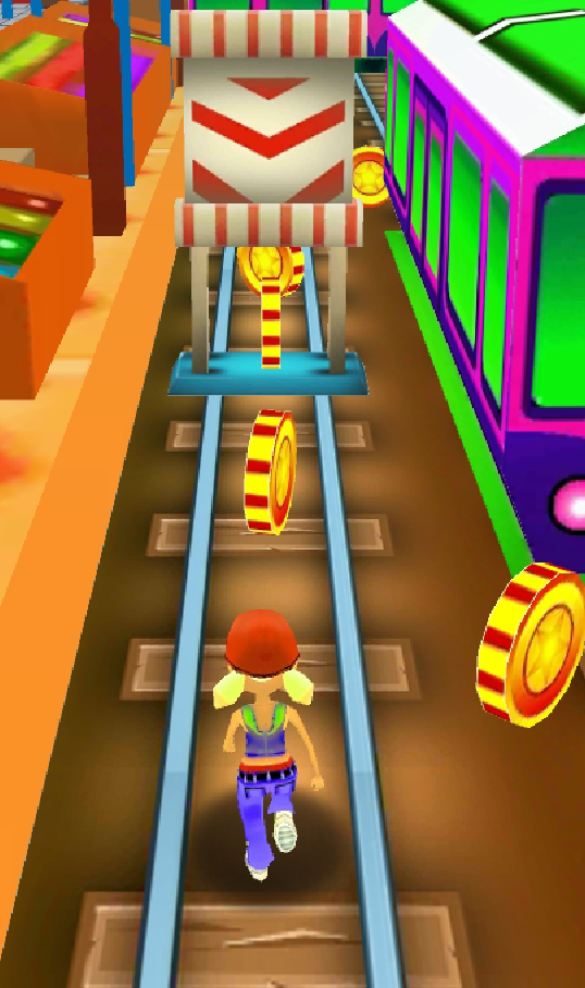 اسکرین شات 1 بازی Train Surf Rush Runner 3D