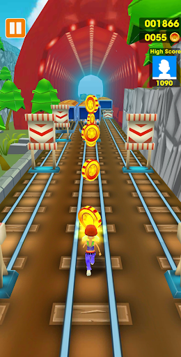 اسکرین شات 3 بازی Subway 3D : Surf Run