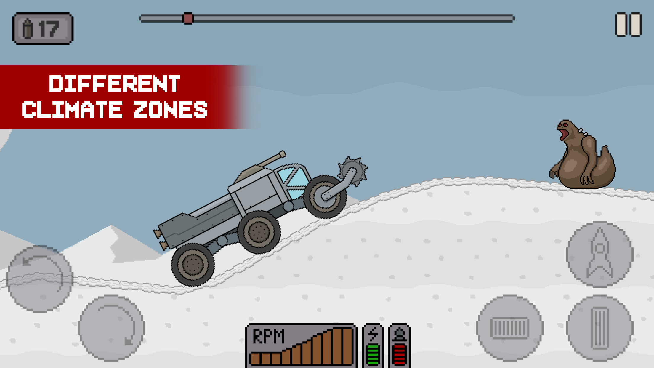 اسکرین شات 3 بازی Death Rover: Space Zombie Race