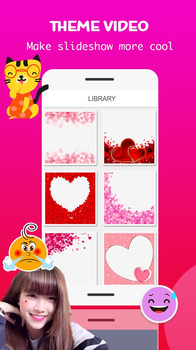 اسکرین شات 5 برنامه Music Video Slideshow Maker