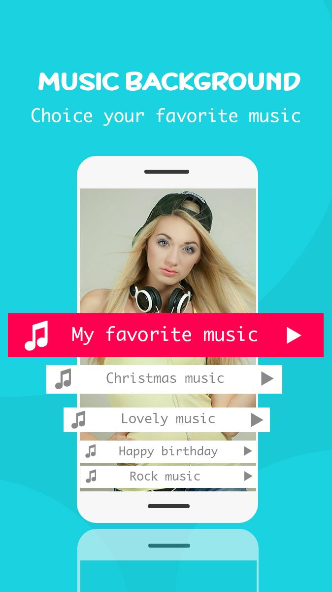 اسکرین شات 2 برنامه Music Video Slideshow Maker