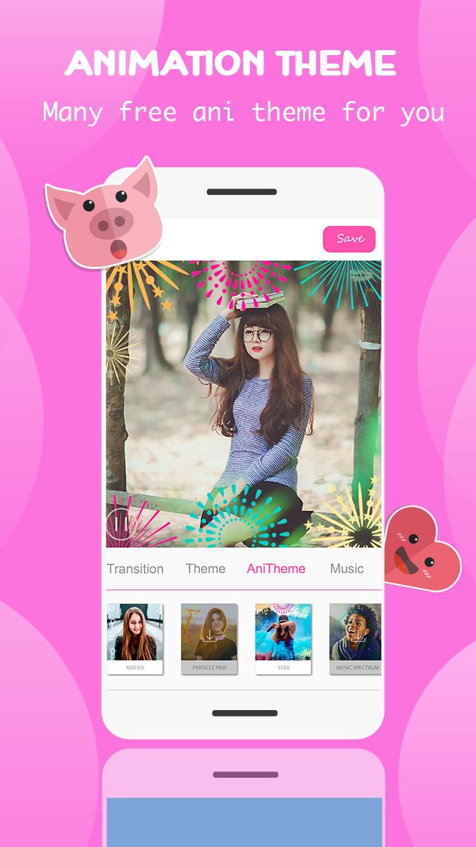اسکرین شات 1 برنامه Music Video Slideshow Maker