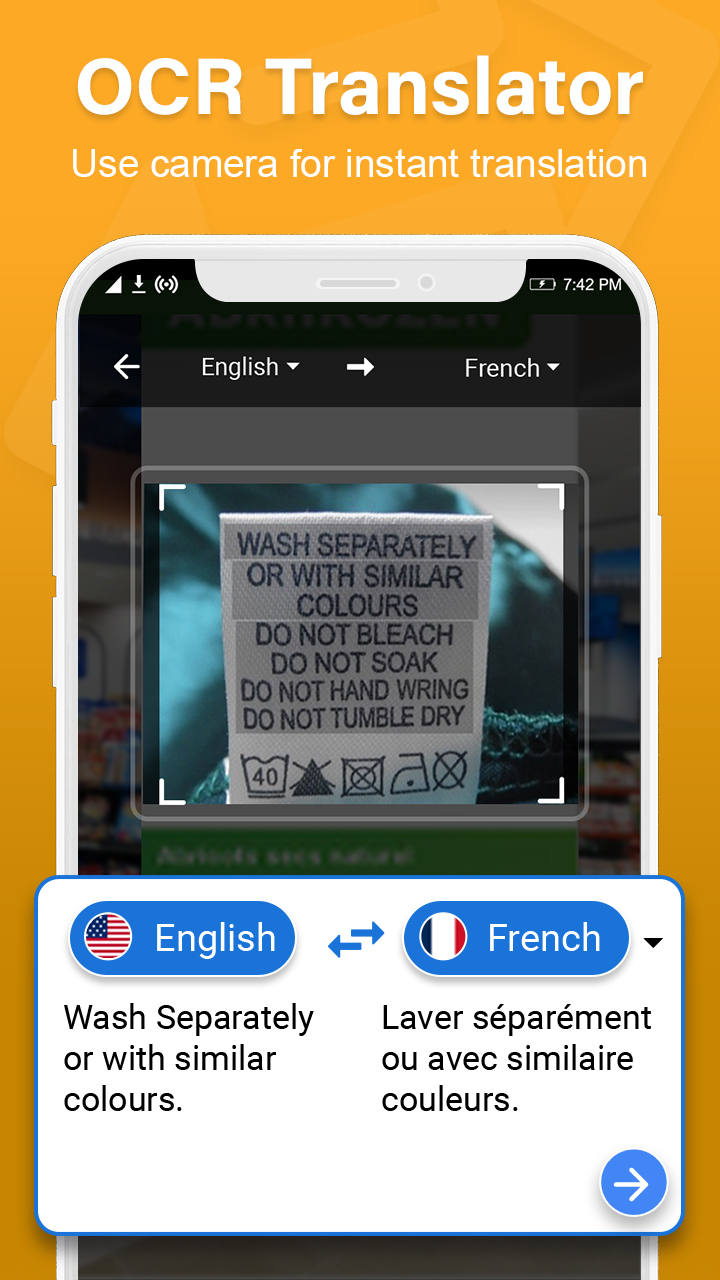 اسکرین شات 5 برنامه Translate Language Translator