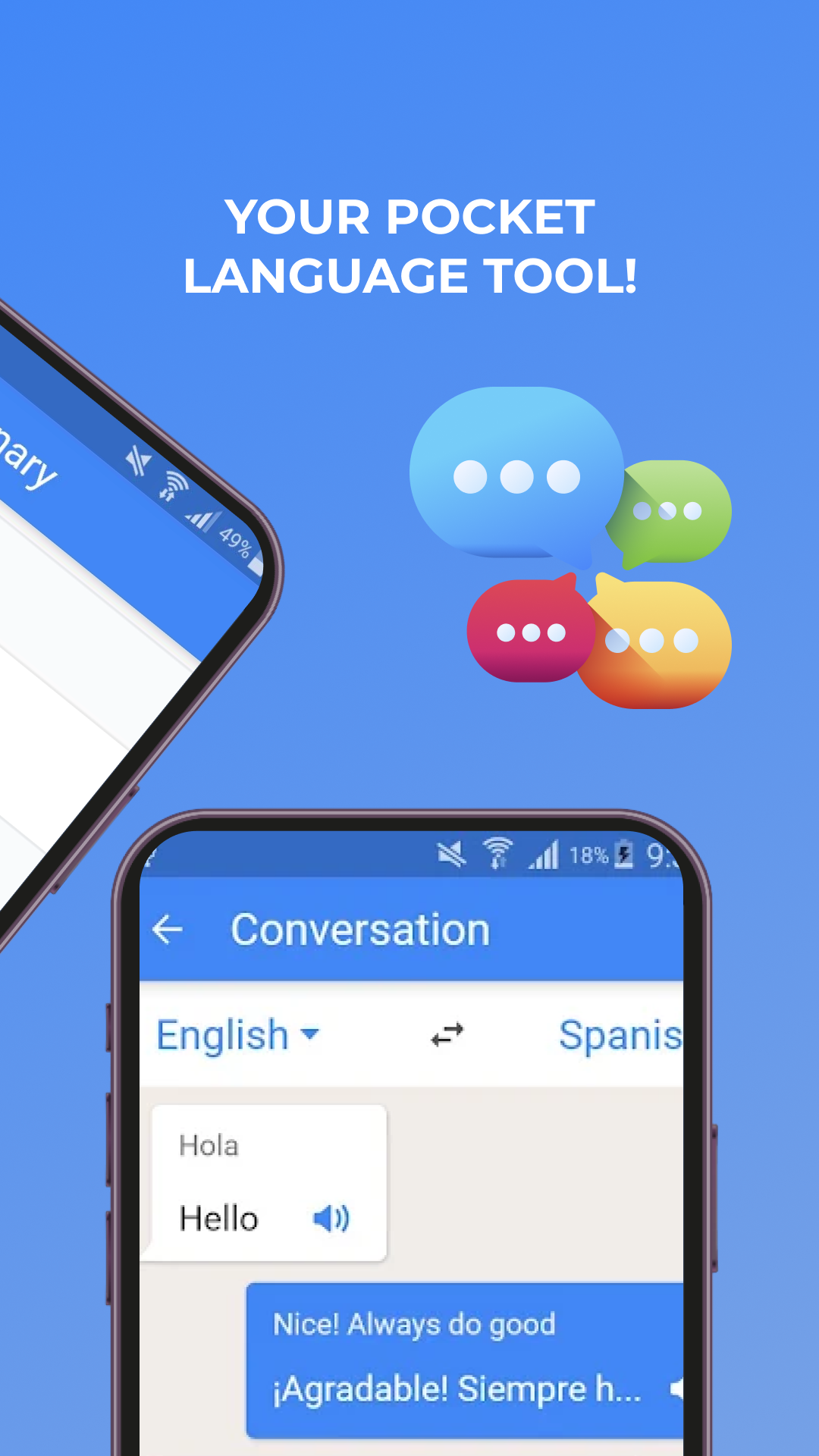 اسکرین شات 3 برنامه Translate All Languages