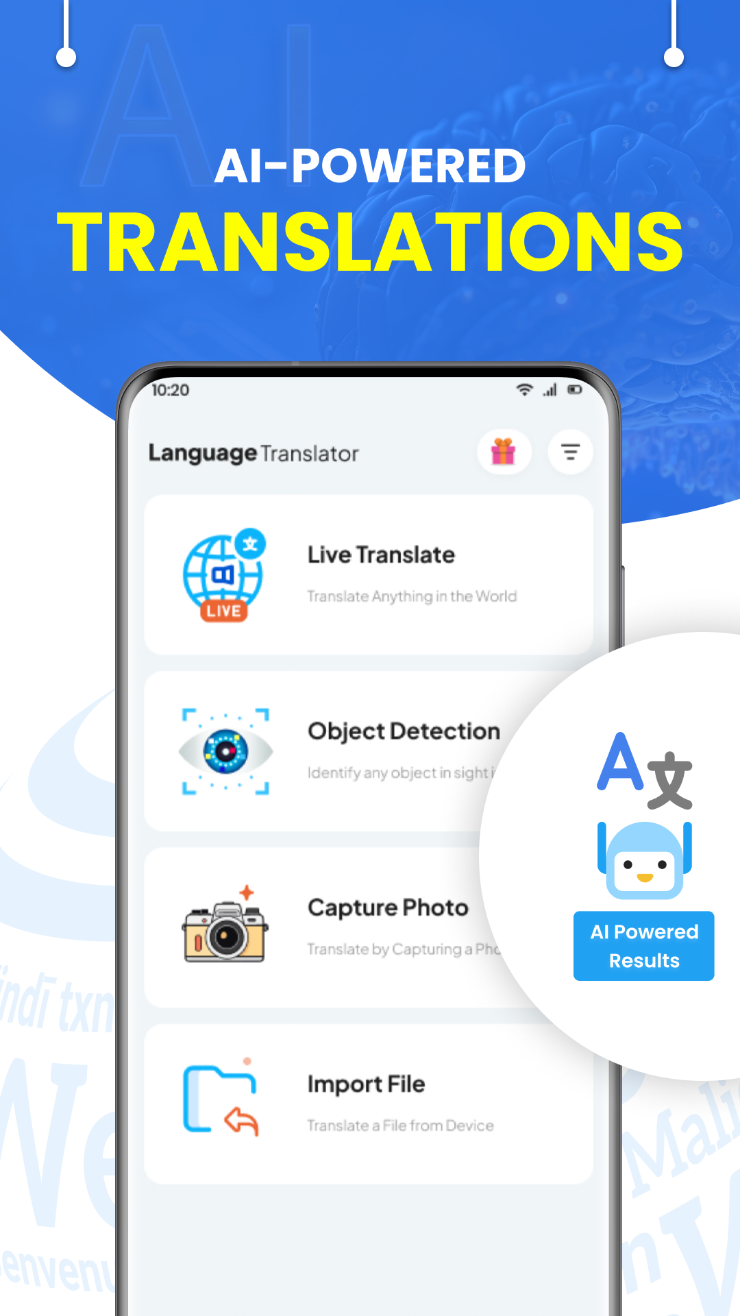 اسکرین شات 6 برنامه All Language Translator