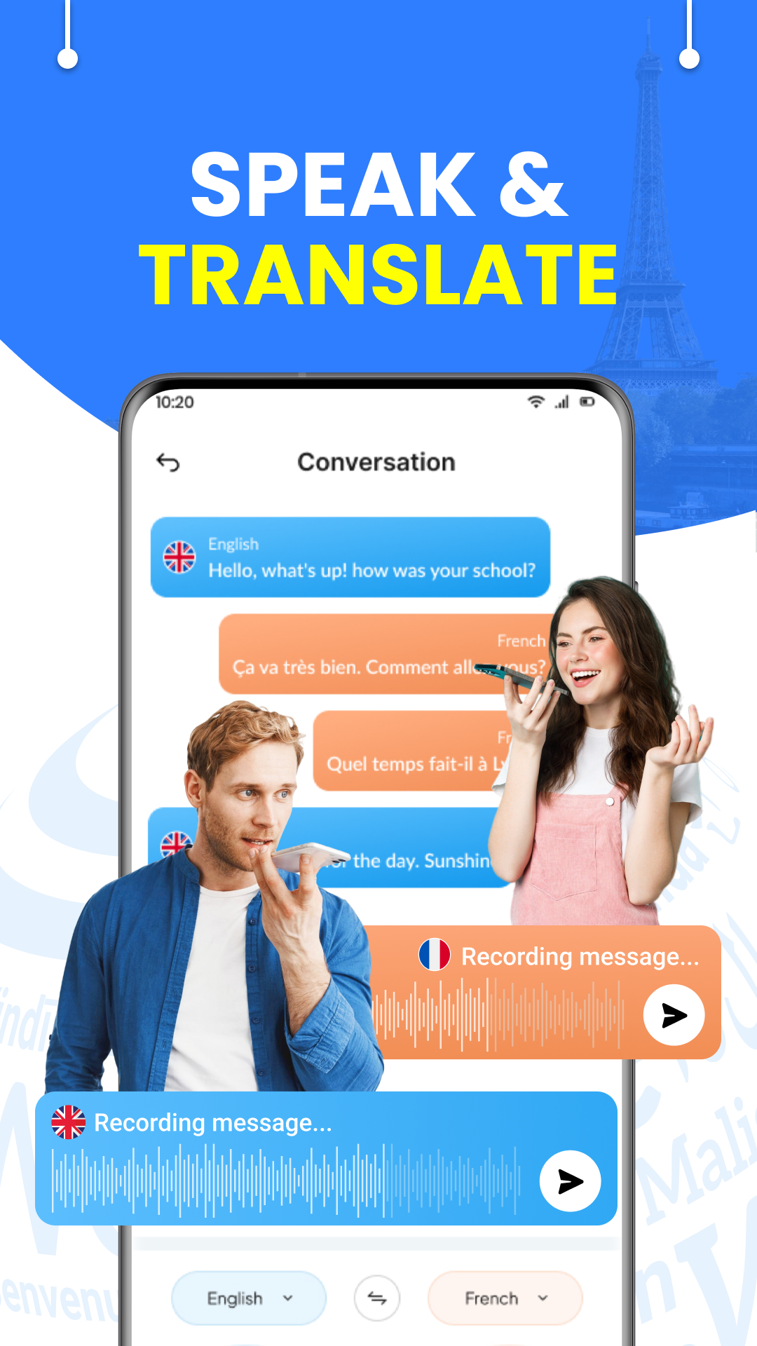 اسکرین شات 4 برنامه All Language Translator