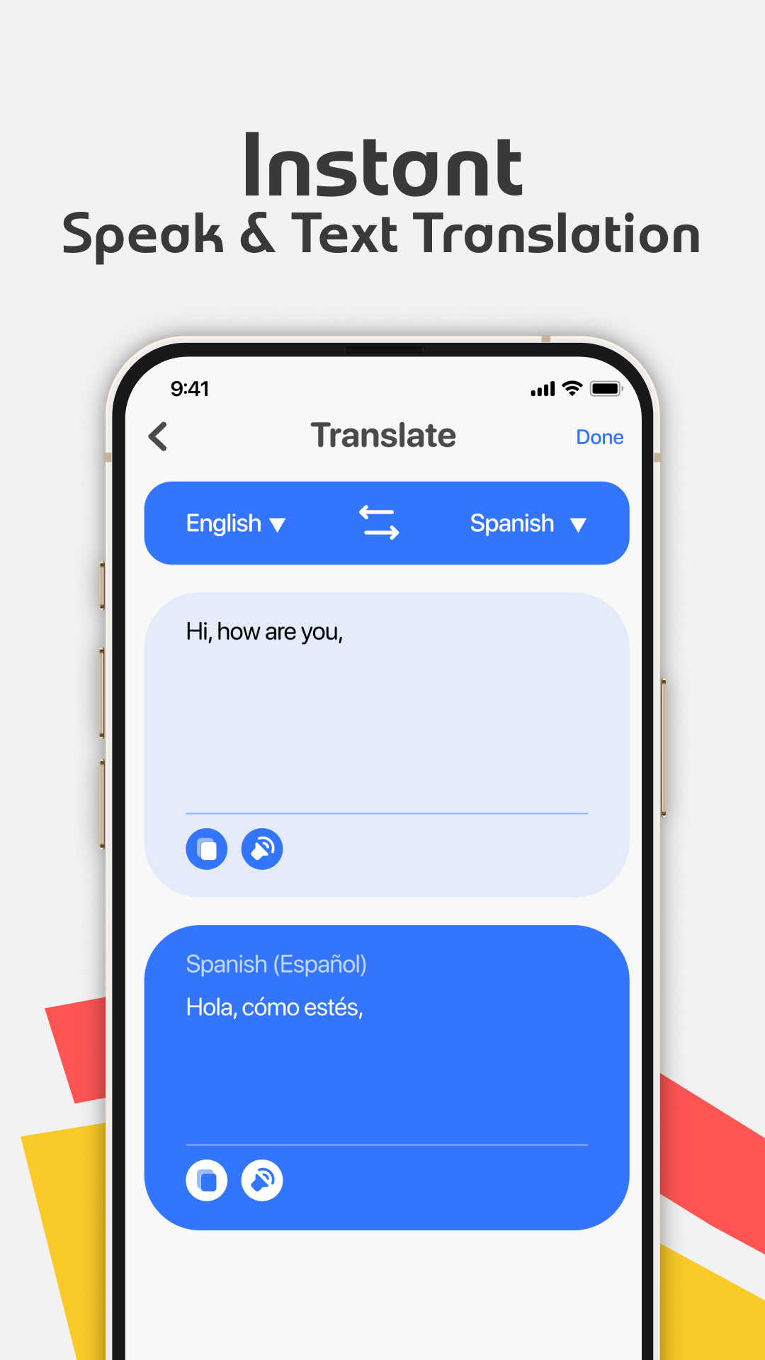 اسکرین شات 3 برنامه Speak & Translate All Language