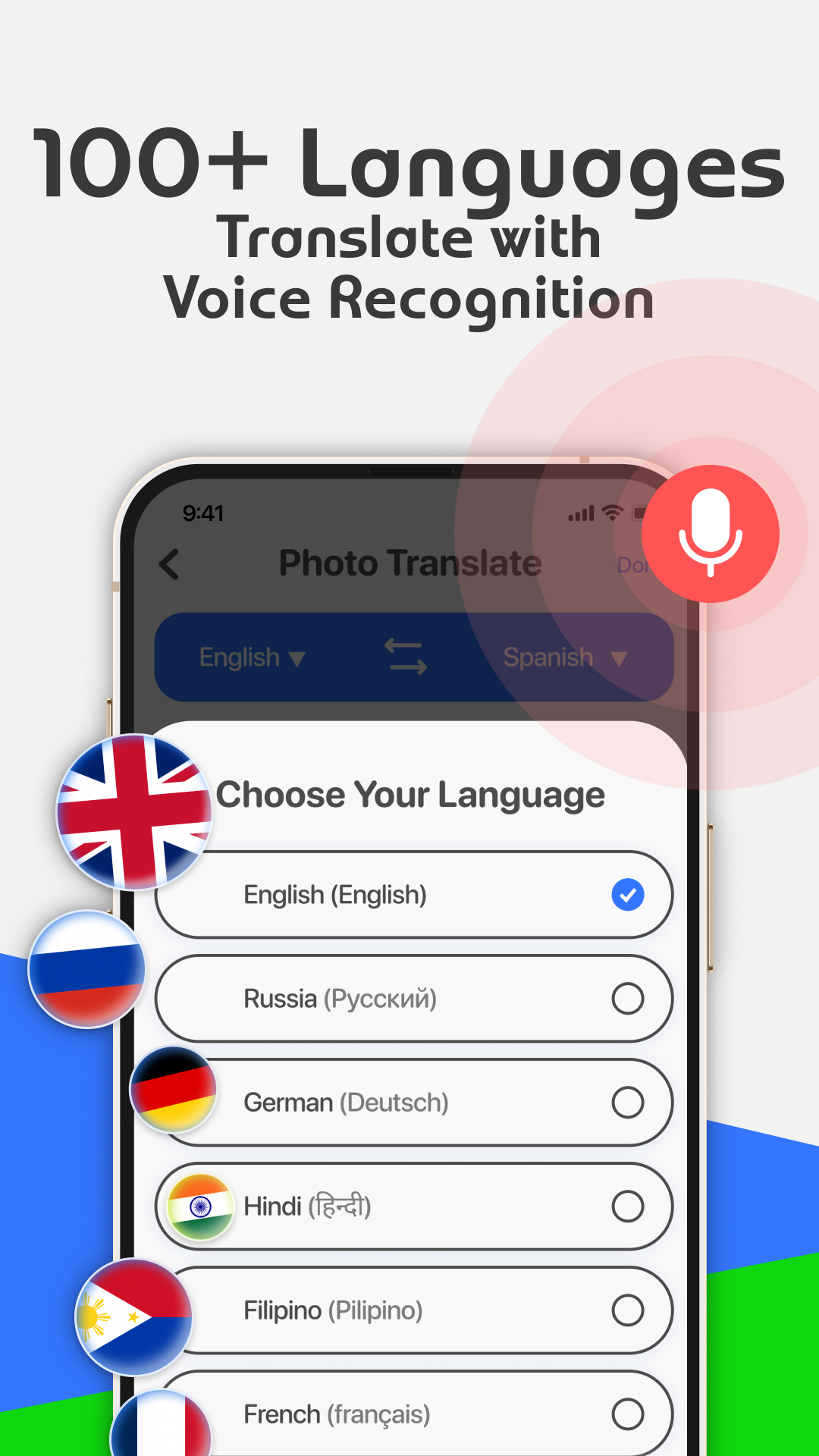 اسکرین شات 4 برنامه Speak & Translate All Language