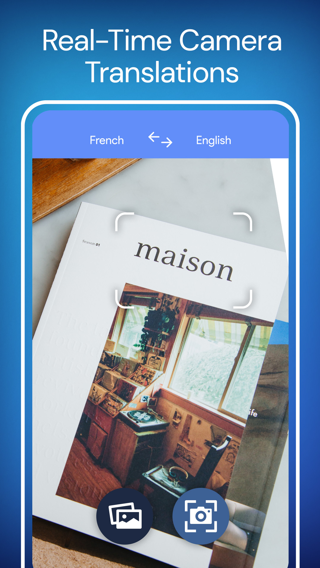 اسکرین شات 1 برنامه Translate App Image & Text