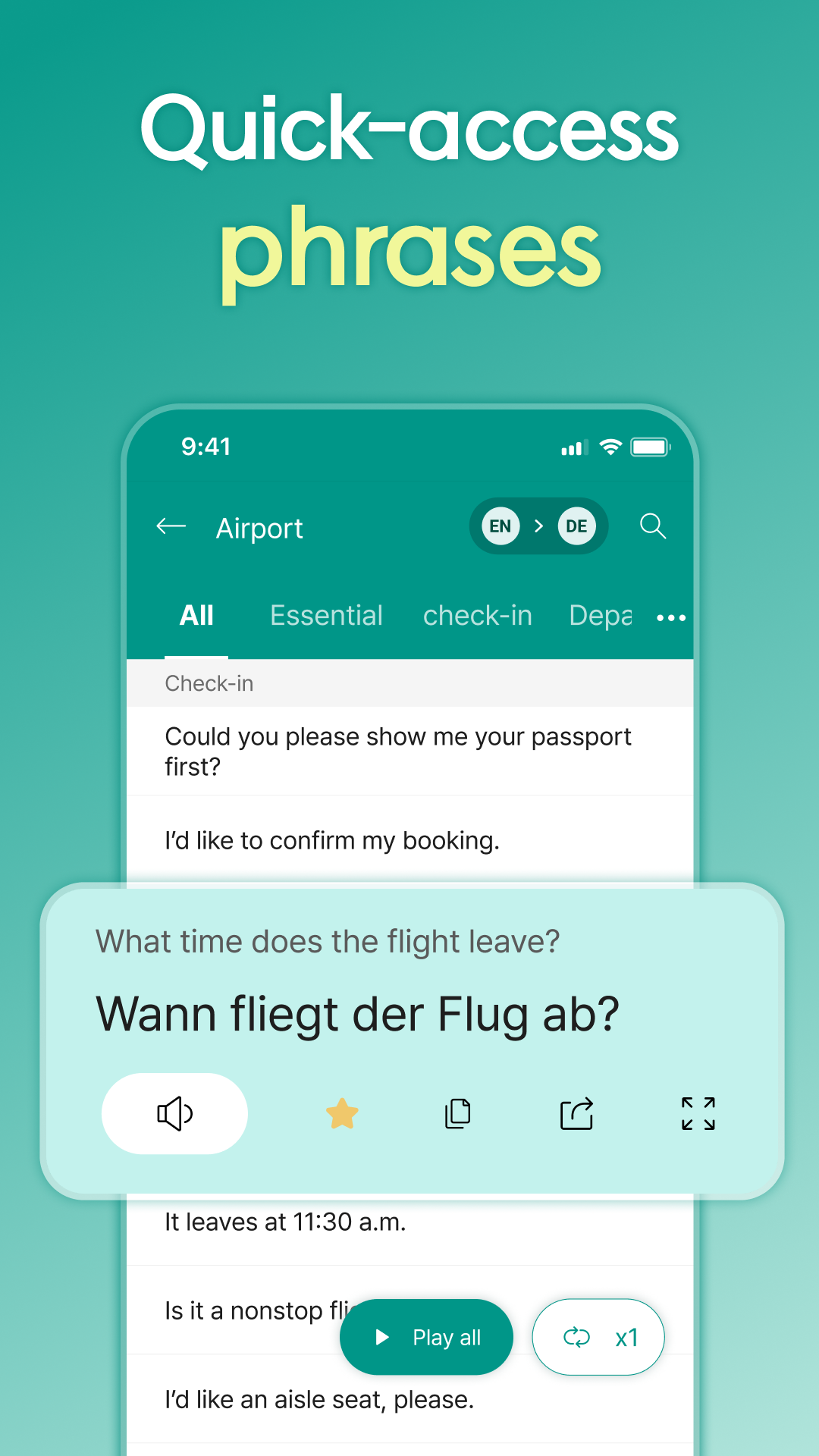 اسکرین شات 6 برنامه Talking Translator - Languages