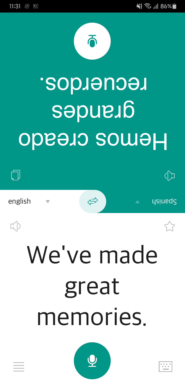 اسکرین شات 8 برنامه Talking Translator - Languages