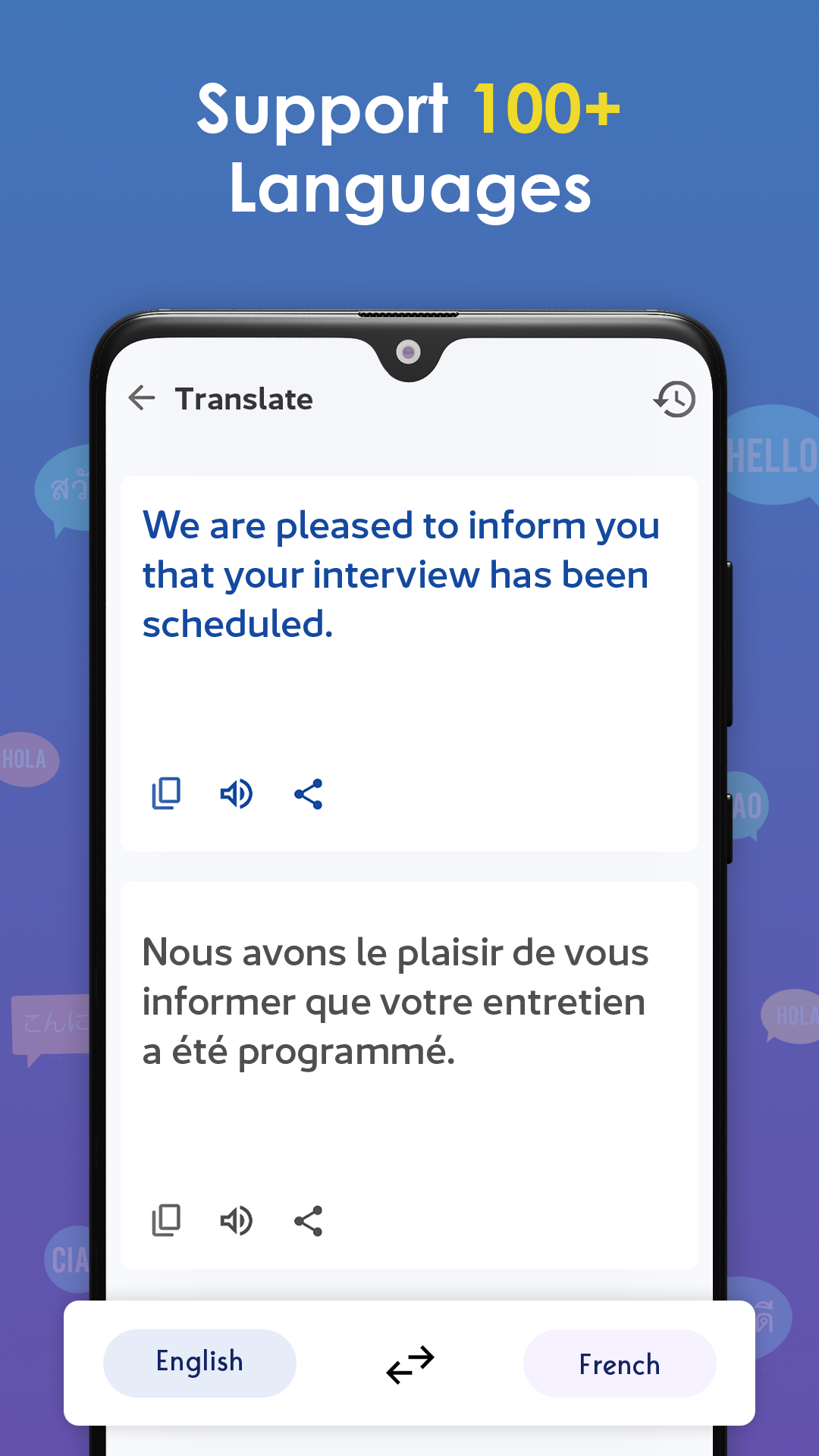 اسکرین شات 5 برنامه Translate: Language Translator