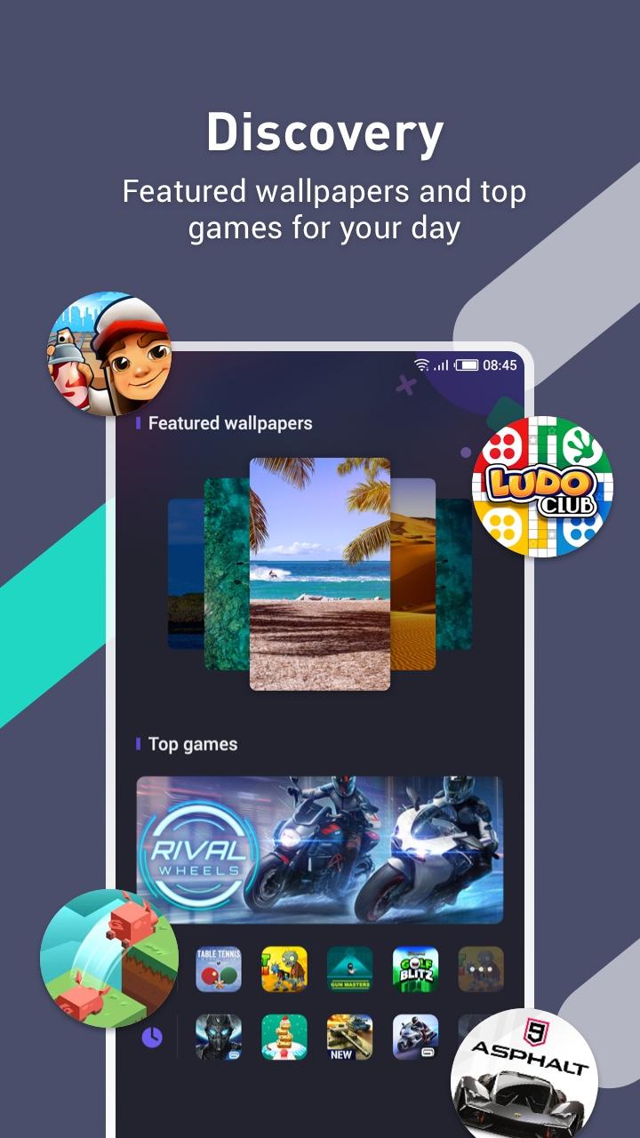 اسکرین شات 3 برنامه XOS Launcher -Cool Stylish
