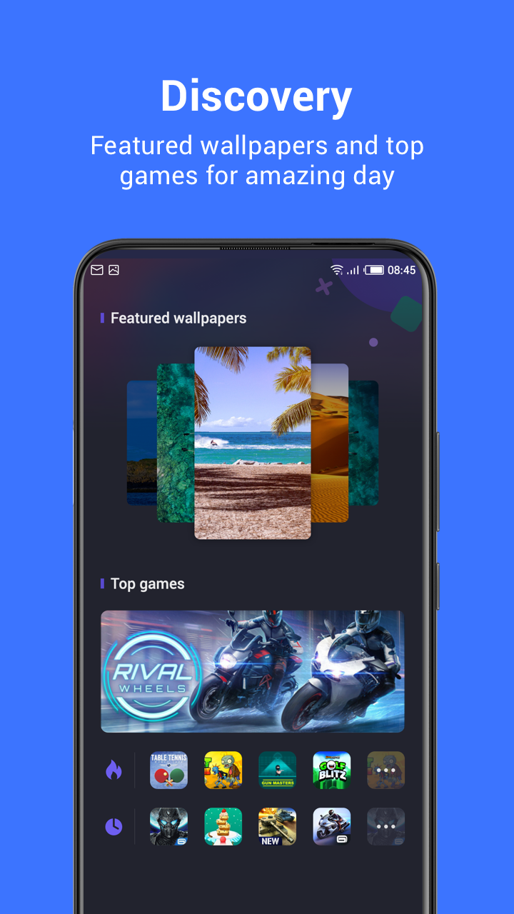 اسکرین شات 3 برنامه HiOS Launcher - Fast