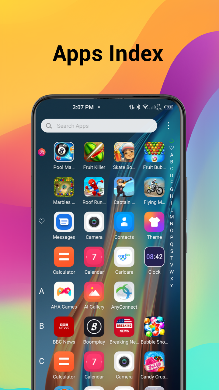 اسکرین شات 2 برنامه itel launcher