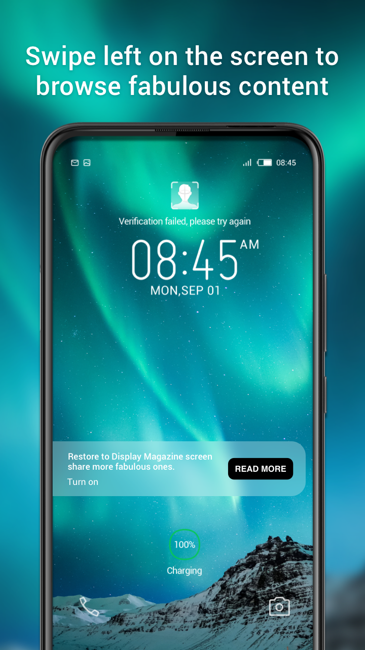 اسکرین شات 4 برنامه Magazine Lockscreen XOS