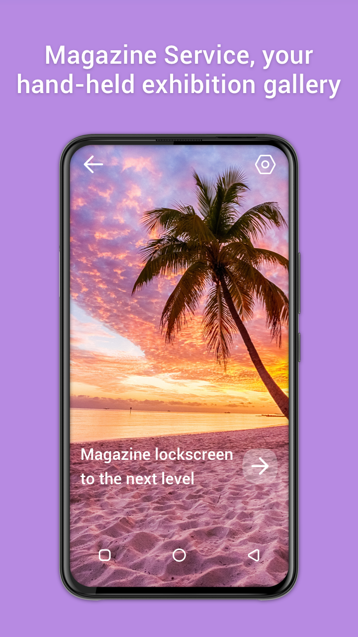 اسکرین شات 1 برنامه Magazine Lockscreen