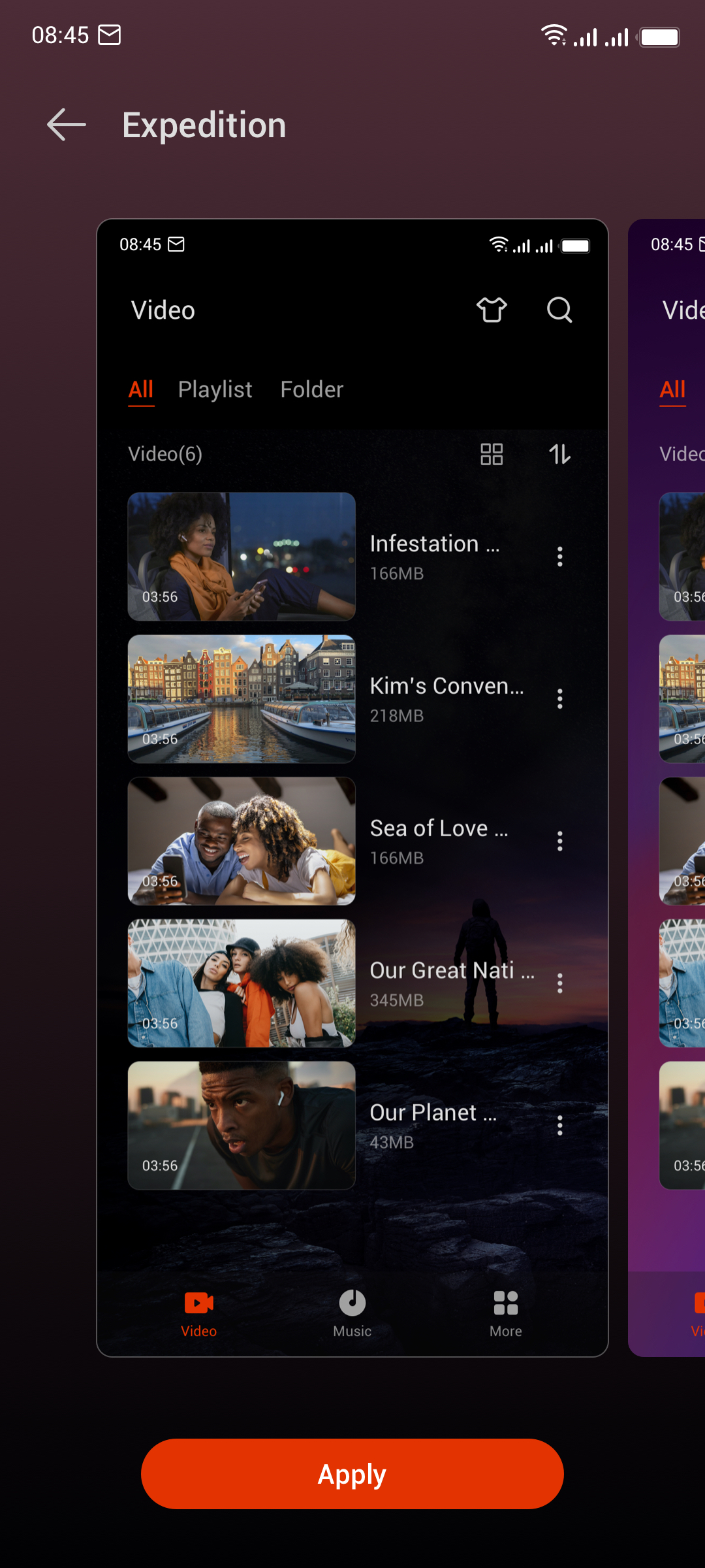 اسکرین شات 7 برنامه Visha-Video Player All Formats