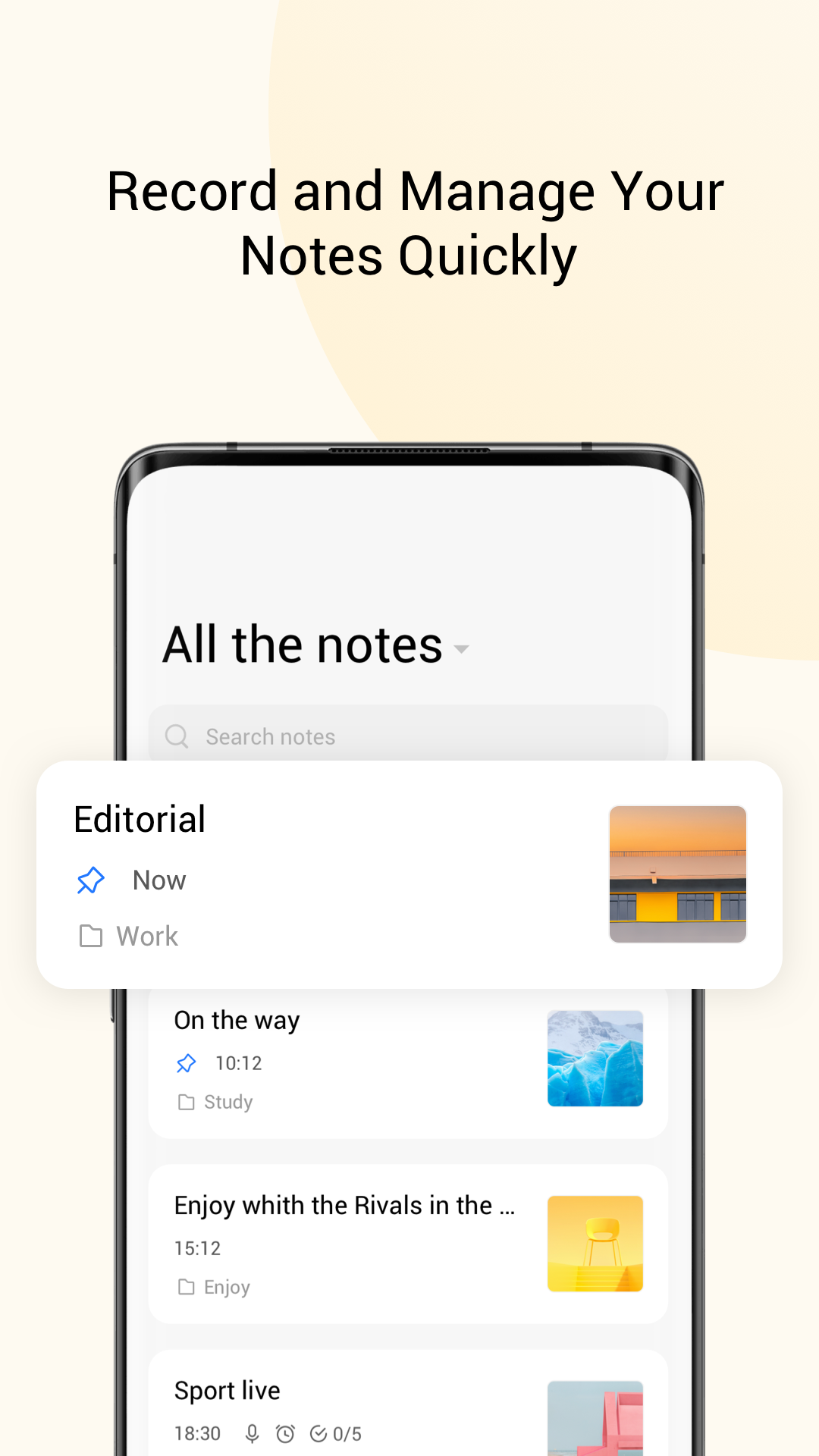 اسکرین شات 1 برنامه Notepad - Notes、Todo、Memo