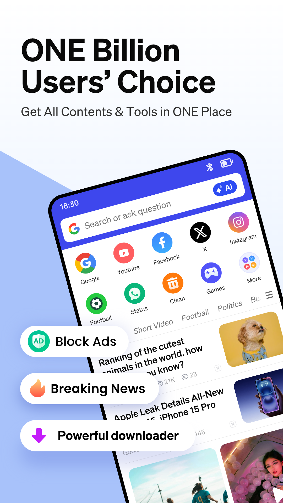 اسکرین شات 1 برنامه Phoenix - Fast & Safe