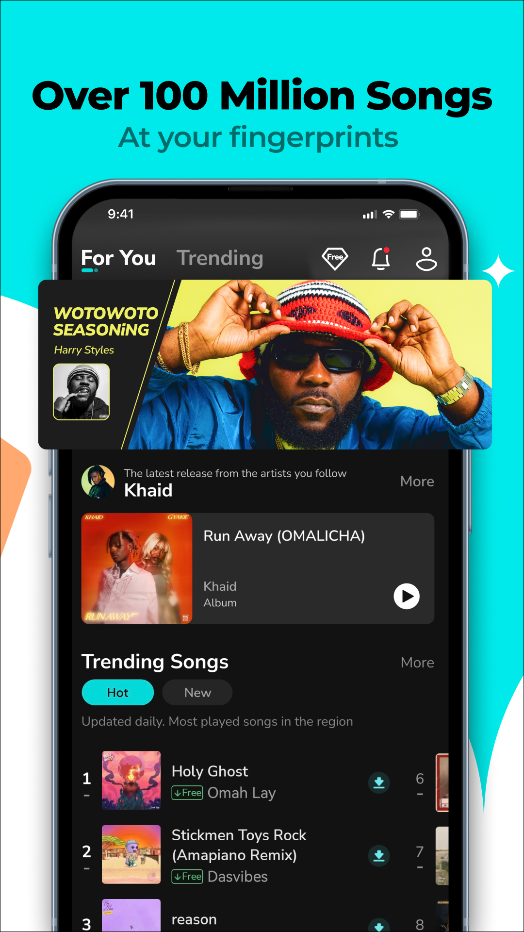 اسکرین شات 2 برنامه Boomplay Lite:Music Downloader